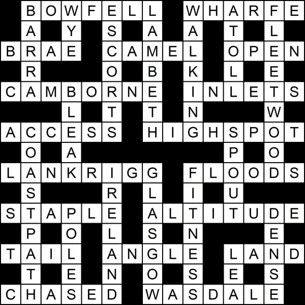 Crossword competition Ramblers